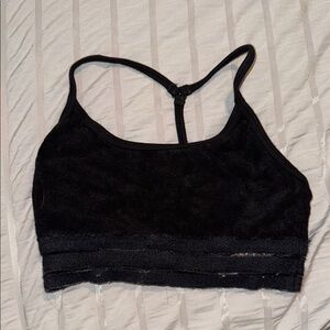 Black Soft Alo Bra